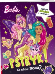 Barbie Dreamtopia: Mit látsz éjszaka? interaktív matricáskönyv sötétben világító matricákkal