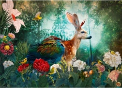 Puzzle Fauna Fantastica Jackalope 1000 pezzi