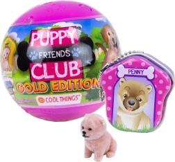 Hundefigur im Überraschungsei Puppy Club Gold Edition