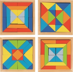 Wooden Mosaic World of Shapes