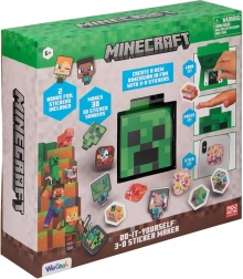 Minecraft 3D Creeper Sticker Maker