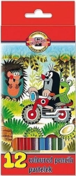 12 darabos színesceruza készlet Vakond KOH‑I‑NOOR