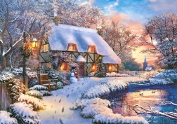 Puzzle 500 pièces Winter Cottage