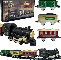Woopie classic steam train set with XXL track