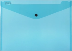 Busta con bottone a pressione A4 ELECTRA, verde scuro