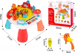 Table éducative train avec activités