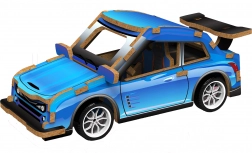 3D puzzle Závodní auto dřevo