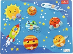 Drvena slagalica s umetkom Svemir, 8 dijelova