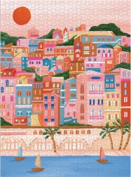 Puzzle Colors of the French Riviera 1000 Pieces