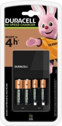 Duracell Hi-Speed Charger with 2xAA and 2xAAA Batteries