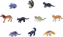 forest animals mini zoo – set of 10 figures in a pouch
