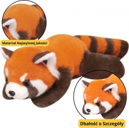 Plišani crveni panda s uravnoteženim šapama 30 cm