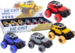 Terensko avtomobilček 1:32 kovinsko gumijasta kolesa luči zvoki pogon