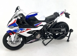 Motocicletta BMW S1000RR scala 1:12 bianco