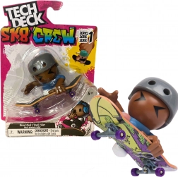 Tech Deck SK8 Crew S1 set prstne rolke z figurico