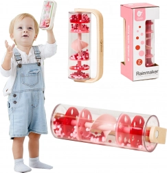 Classic World dešťová hůl s kuličkami – červená