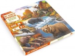 Magellan Family Puzzle Wild Animals of the North 500 Pieces
