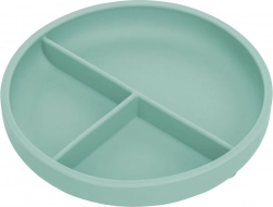 Silicone plate with compartments