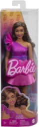 Barbie Fashionistas – divatbaba rózsaszín, fodros ruhában