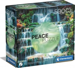 Puzzle 500 pezzi CLEMENTONI Peace Collection – Cascata The Flow
