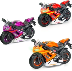 Moto a retrocarica con effetti 16 cm