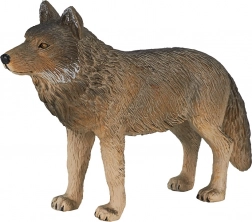 Mojo gray wolf – realistic plastic figurine