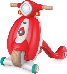 CLEMENTONI Baby Scooter Walker and Ride-on Vespa – red
