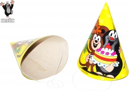 Feesthoedje met motief van Molletje en zijn vrienden