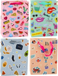Gift Bag with Sticker Design