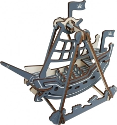 Woodcraft drvene 3D slagalice piratska ljuljačka