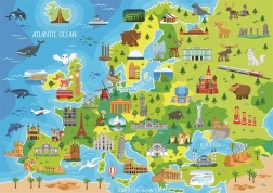 Educa Puzzle Map of Europe 150 Pieces