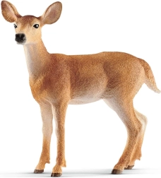 SCHLEICH Wild Life White-Tailed Deer Doe Fawn Figure