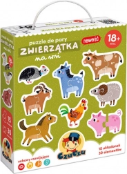 CzuCzu puzzle paires – animaux de la ferme (18+ mois)