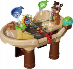 Woopie table d’eau 2-en-1 bateau pirate XL avec générateur de bulles de savon