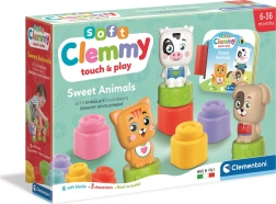 Clementoni Soft Clemmy set de jeu Adorables animaux avec livret