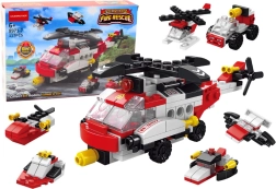 Klocki helikopter 6w1 – kreatywny zestaw DIY, 117 elementów