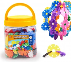 Woopie Construction Set Snowflakes in Tube 206 pcs