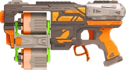 Kids' foam dart blaster with 14 darts, 33.5 cm