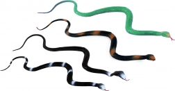 Rubber Snake 76 cm - Four Different Colors