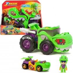 T-Racers T‑Rex Mega Wheels set s izbacivačem i vozačem