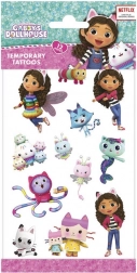 Tatuaggi temporanei GABBY’S DOLLHOUSE 10 × 20 cm