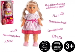 Panenka Barunka, sétáló és csehül éneklő 42 cm