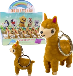 Portachiavi lama con torcia LED e suono