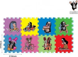 Pena preproga KRTEČEK 29 × 29 cm