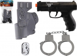 Vojni set plastičnih pištolja na njegovanju s dodacima