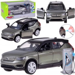 Modello in metallo del crossover elettrico Volvo XC40 con funzioni di luci e suoni