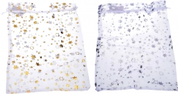 Organza Bag Stars 25x35 cm for Christmas