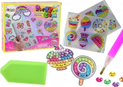 Komplet za diamantno slikanje – barvne nalepke s sladkarijami