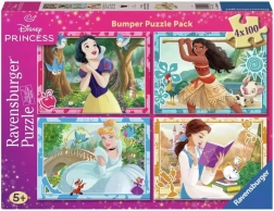 Puzzle Ravensburger Disney principesse 4x100 pezzi