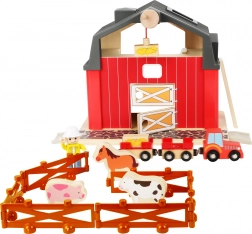 Wooden Farm with Accessories for Children